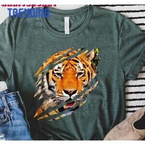 Tiger Shirt School Spirit Team Claw Marks Tshirt